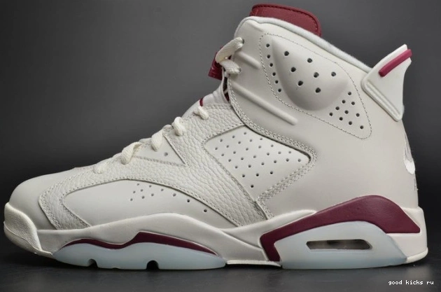 white Air 384664-116 Jordan 6 Retro Maroon 0731